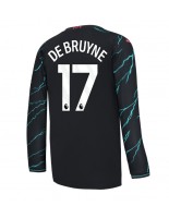 Manchester City Kevin De Bruyne #17 Kolmaspaita 2023-24 Pitkähihainen
